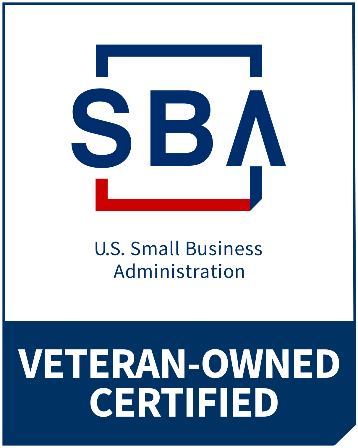 SBA Certified VOSB badge